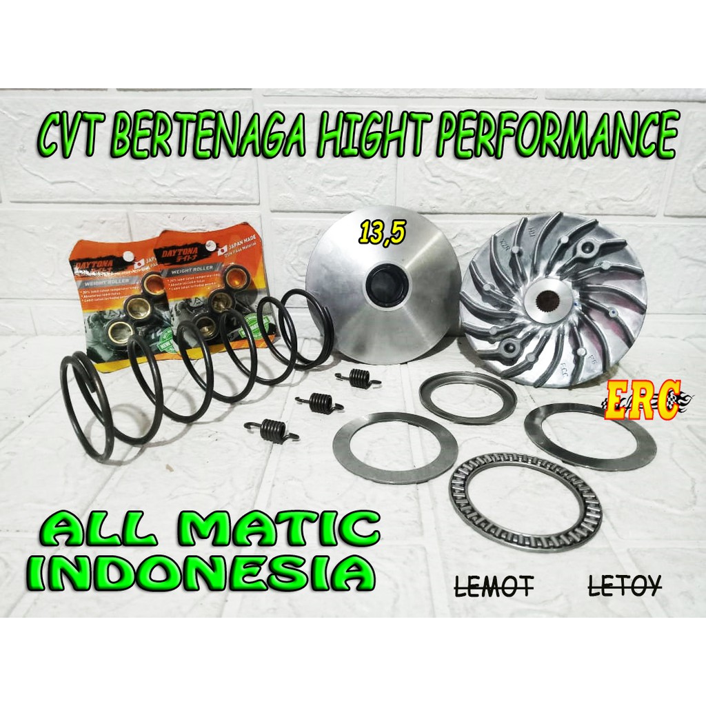 PAKET UPGRADE CVT ALL MATIC BONUS RING PULLY RUMAH ROLLER ORIGINAL CUSTOM