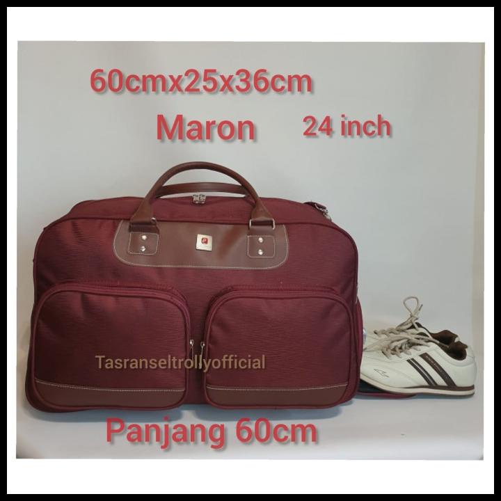 Tas Pakaian Travel Bag Polo Interclub 60Cm Besar 100%Original