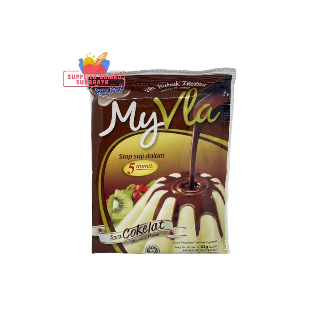 Nutrijell - My Vla Bubuk Instant / Fla Instan Vanilla Chocolate