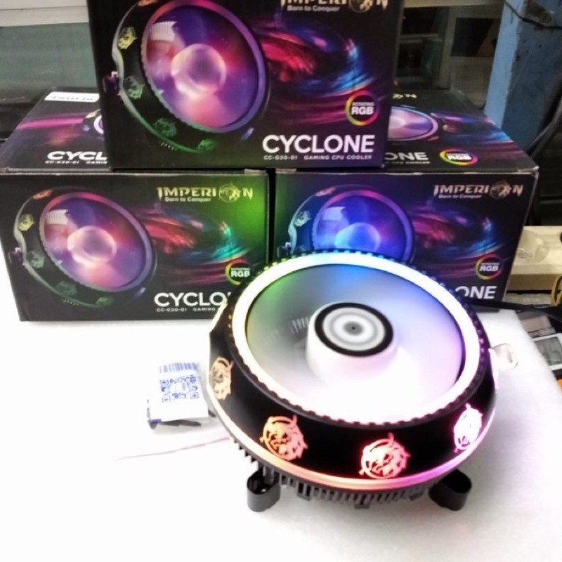 Imperion CPU Cooler CC-G30-01 Cyclone Rgb Running Led - Fan Processor