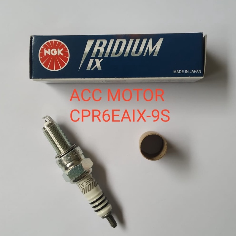 Busi Motor NGK Iridium Honda Karisma, Kirana, MegaPro 160, Revo, Supra X 125 - CPR6EAIX-9S Japan Asl