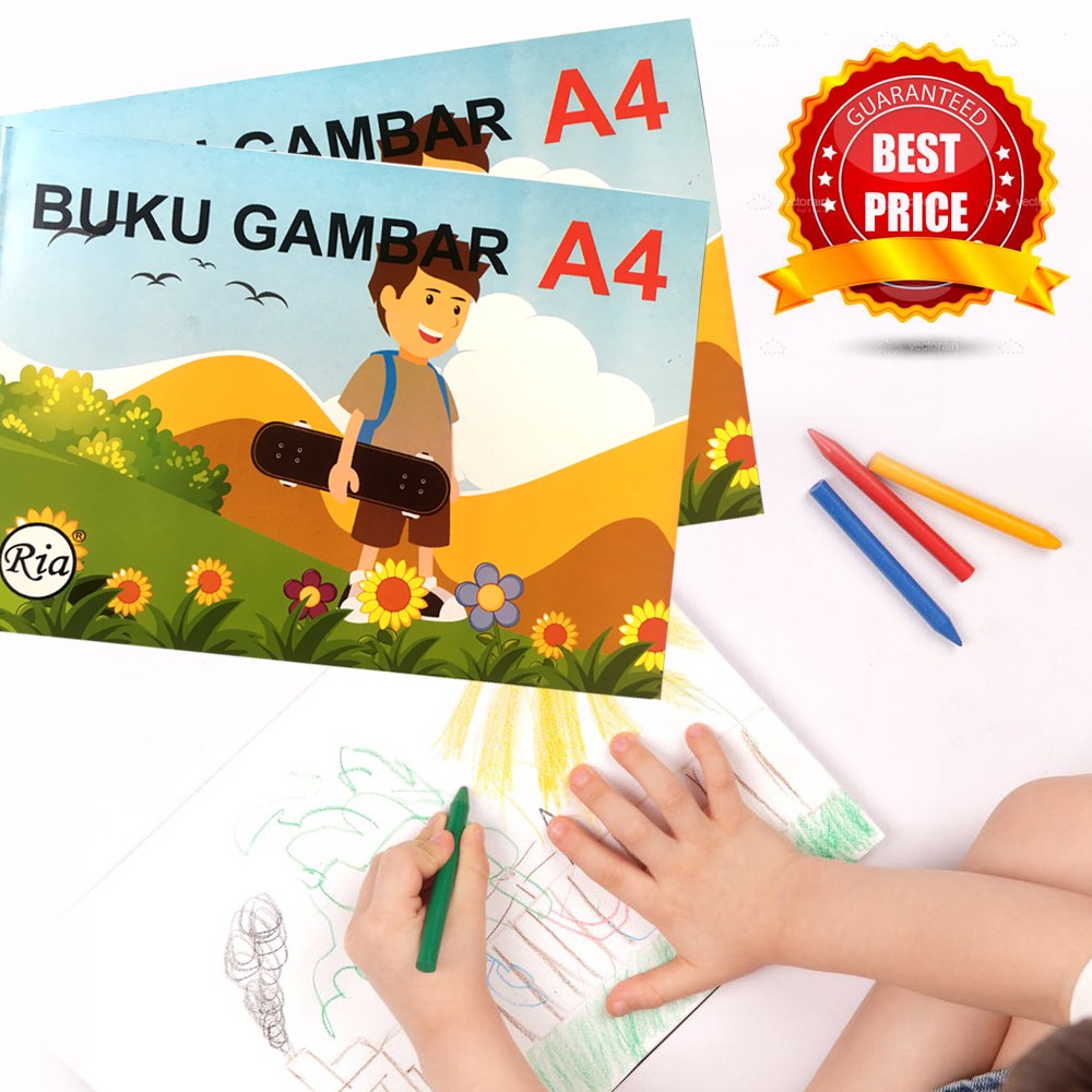 Buku Gambar Drawing Book Ria A4 Murah