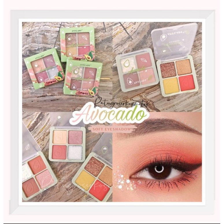 PROMO!!!EYESHADOW PALETTE AVOCADO/STRAWBERRY ANYLADY NO.880A/880B