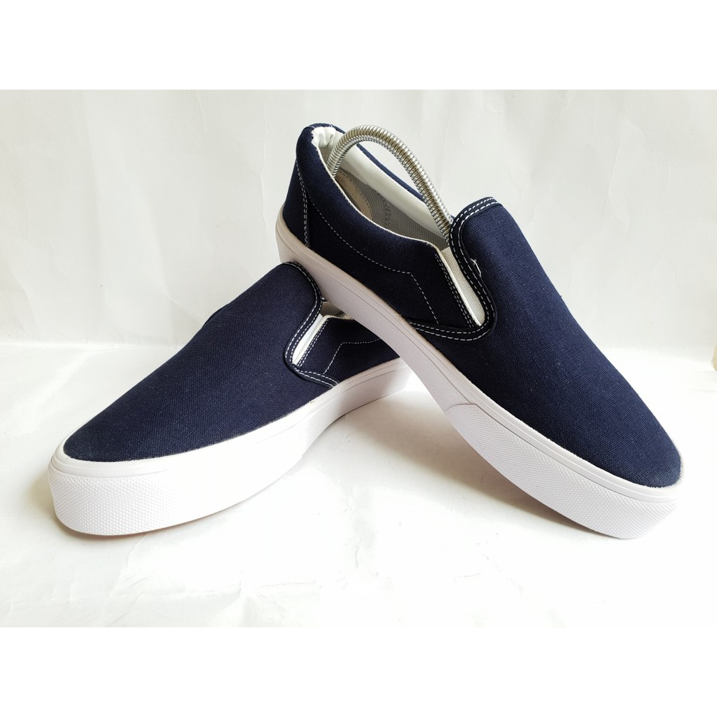  Sepatu  Vans  Slip On Navy Premium Quality Shopee  Indonesia