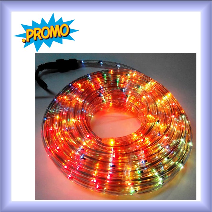 LAMPU HIAS NATAL LAMPU SELANG 10 M LED LAMPU NATAL ANTI AIR WARNA WARNI