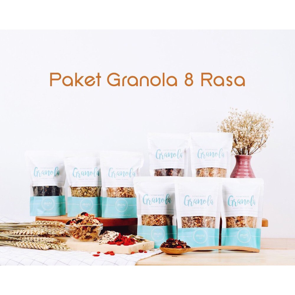 

Ready Stok Paket Granol 8 rasa terbatas