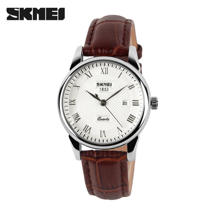 Jam Tangan Couple Pria / Wanita Simple Classic SKMEI 9058 Original Anti Air