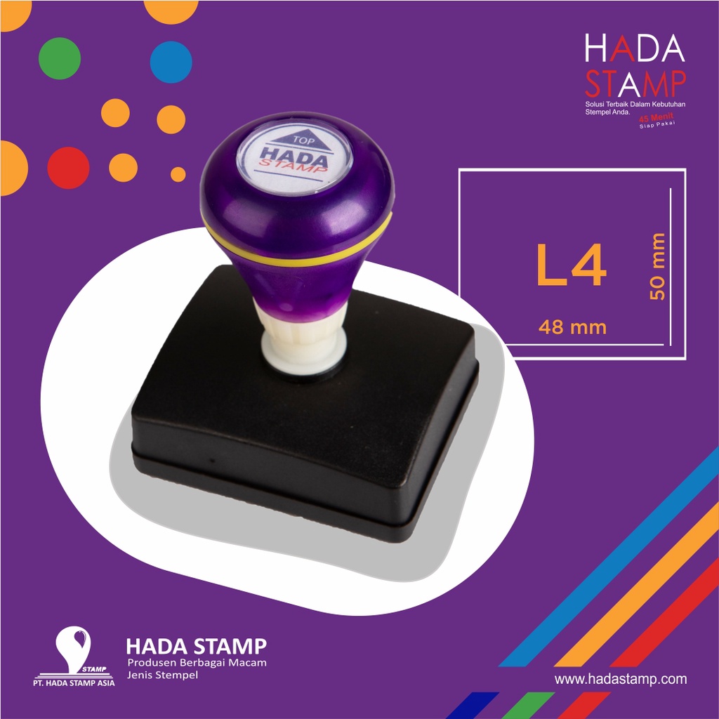 

Stempel Otomatis Custom Stempel Flash Stempel Kilat Free Setting Design Tinta Waterproof L4 5 x 4,8 cm