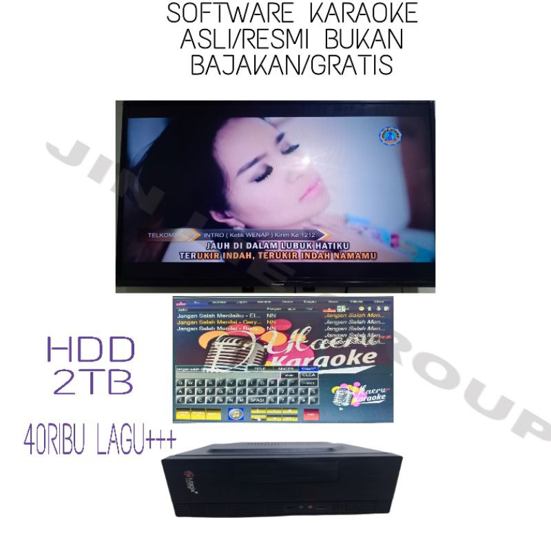 PC KARAOKE HOME/BISNIS KARAOKE HDD 2TB 40 RIBU ++++