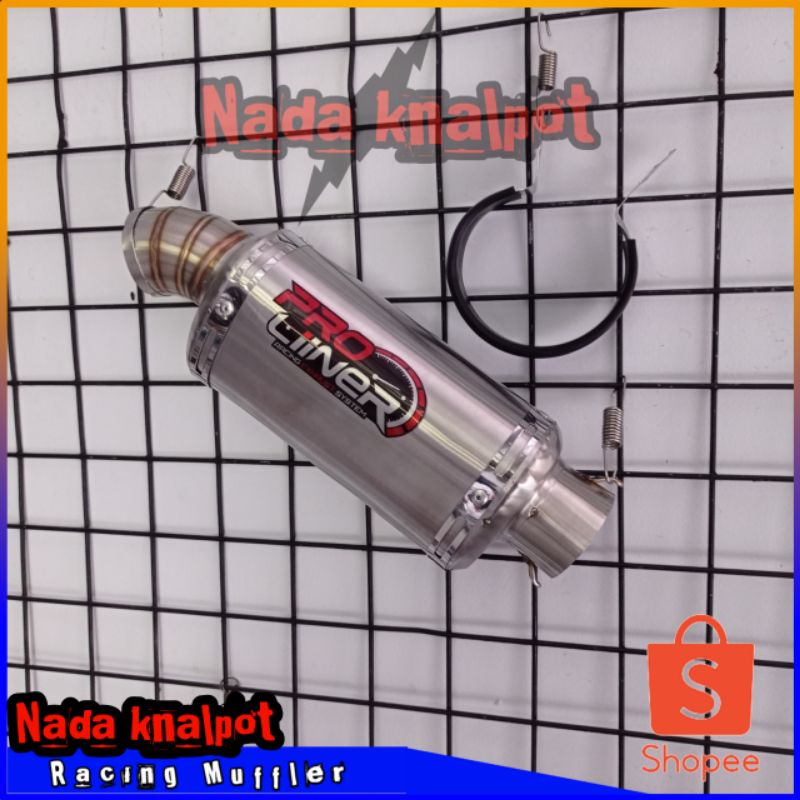 KNALPOT PROLINER TRI OVAL INLET 50 SLINCER ONLY/ SLENCER PROLINER/ SELENCER PROLINER / SILINCER PROL