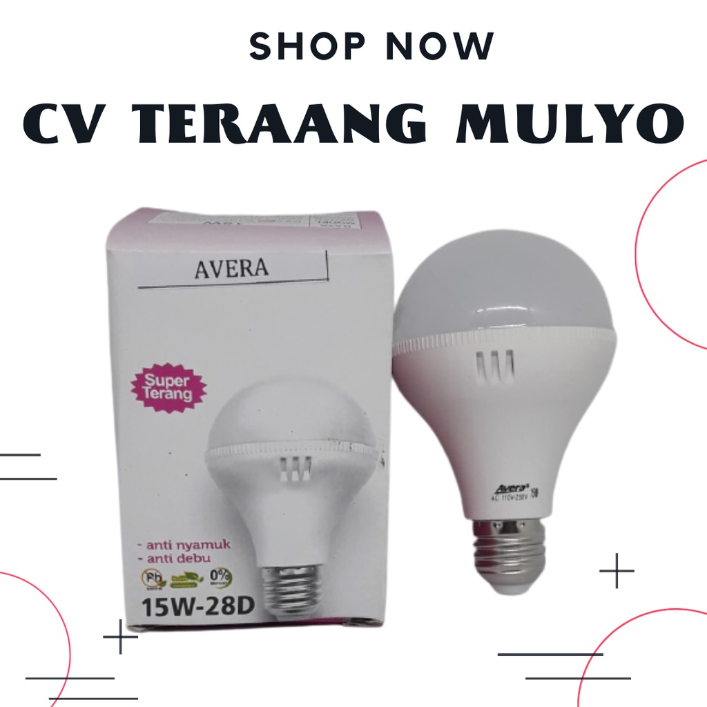 Lampu Led 15 Watt Putih Avera