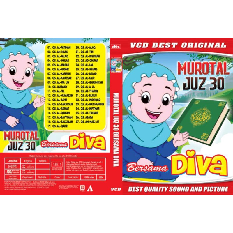 Kaset MUROTAL JUZ 30 BERSAMA DIVA