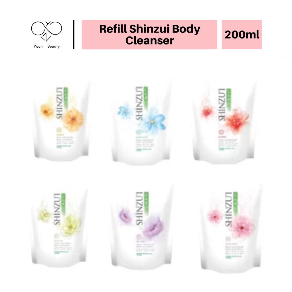 Shinzui Body Wash Refill 200ml / Shinzui Sabun Cair Murah / Sabun Mandi Cair Shinzui