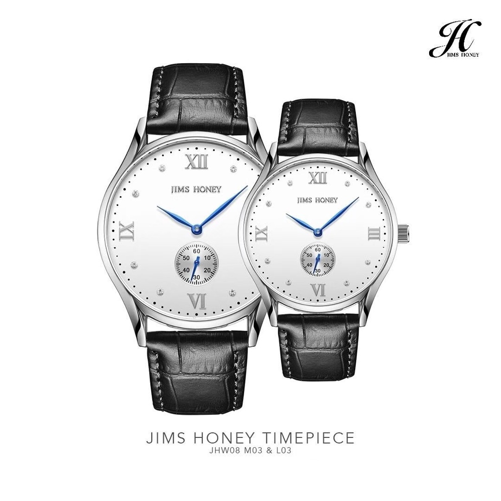 (BISA COD) JAM TANGAN CEWEK COUPLE COWOK TERBARU JIMSHONEY IMPORT MURAH JHW 08 PROMO (FREE BOX)