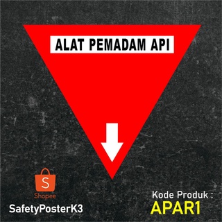 Jual Stiker APAR Segitiga PERMENAKER No 4 Tahun 1980 Rambu Sign Tanda ...