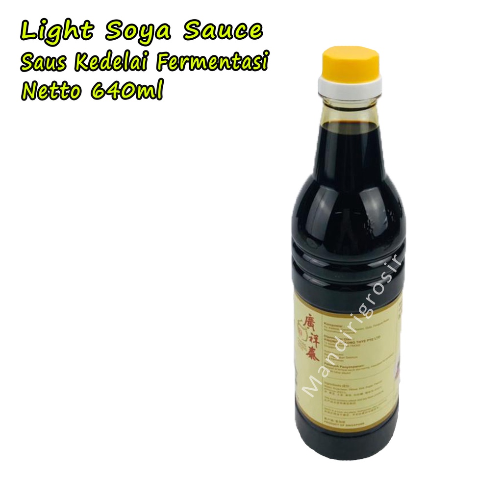 Light Soya Sauce * Saus Kedelai Fermentasi * 640ml