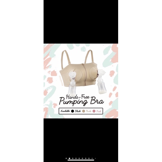 Hands free Pumping Bra Menyusui Pompa Asi warna Hitam Preloved seperti Baru