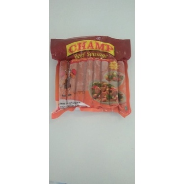 

champ sosis sapi 375gr, isi 15pcs