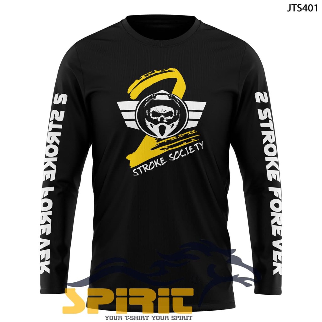 Baju Kaos 2 Stroke Society Pria Lengan Panjang