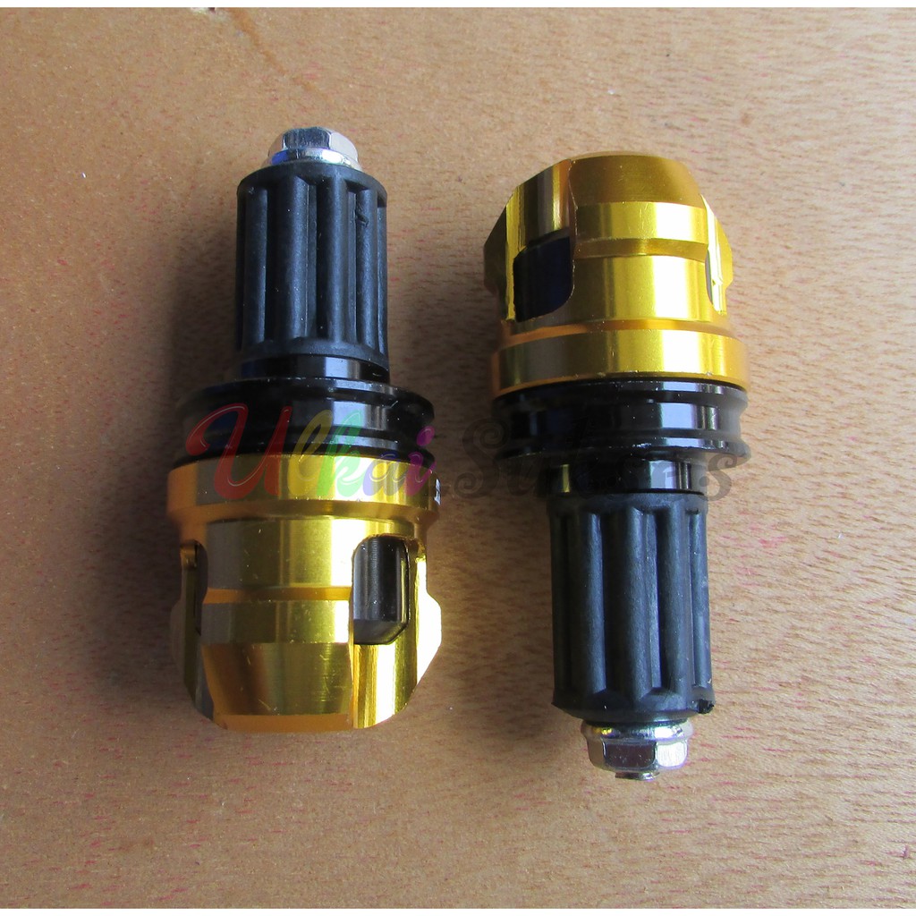 Jalu Stang Motor l Variasi Aksesoris Bandul Setang Atau Pelindung Stang Model Kembang Full CNC Fast Bikes 019 Kembang Besar Hight Quality Universal Murah Laris