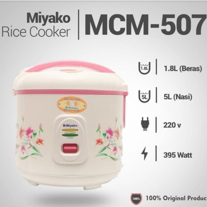 Rice Cooker Miyako MCM-507 Magicom 1.8 Liter