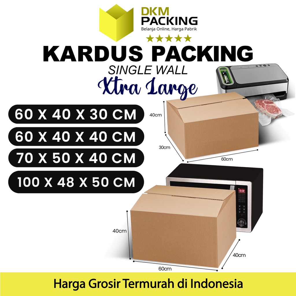 

KARDUS PACKING KARTON BOX XTRA LARGE DUS KOTAK PACKAGING BESAR TEBAL PREMIUM