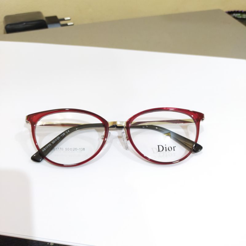 Frame kacamata wanita trend | kacamata minus ntiradiasi | kacamata best seller 1770-Maroon