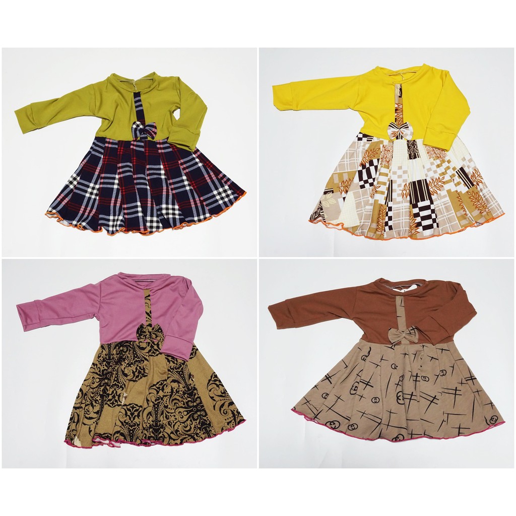 Paket RANDOM Dress 3pcs only 50rb Dress Anak Baju Anak Murah