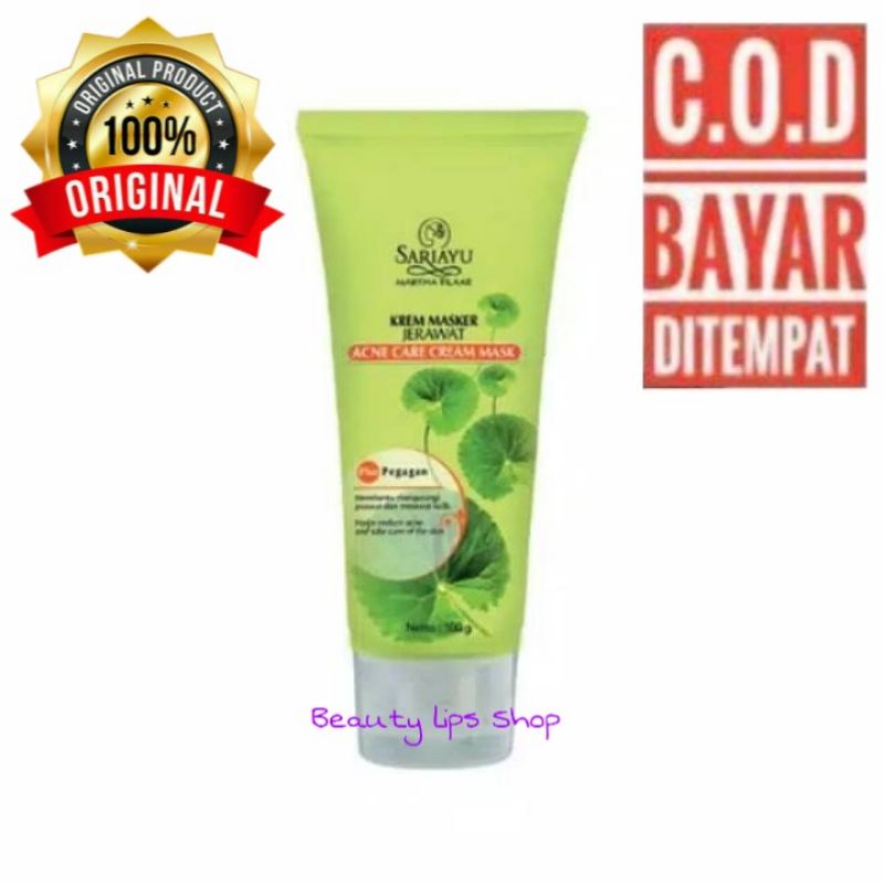 Sariayu Krem Masker Jerawat 100gr ( menghilangkan jerawat bekas jerawat dan flek) Original 100%