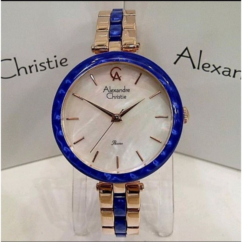 Jam tangan wanita original alexandre christie AC-2756 LHBRGMSBU