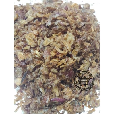 Bawang merah, Putih kupas, Iris &amp; goreng  /250gram