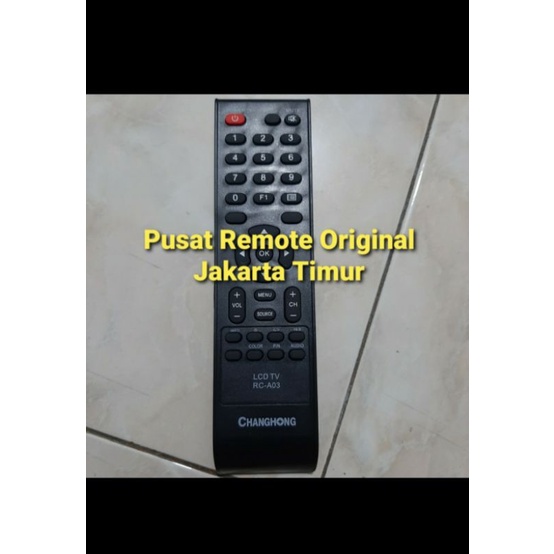 REMOTE REMOT TV CHANGHONG LED LCD RC-A03 SEPERTI ORIGINAL