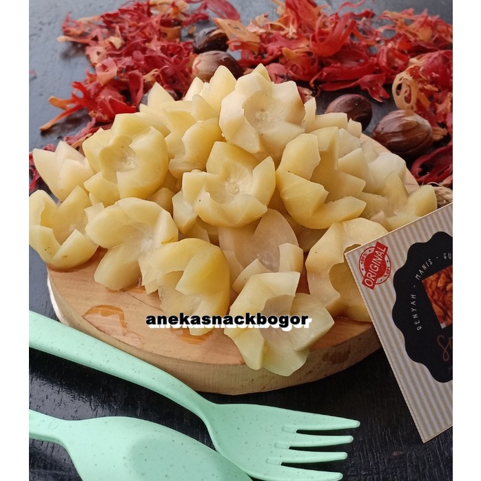 

RK01 Makanan Ringan Sehat Manisan Buah Pala Basah 500 Gram
