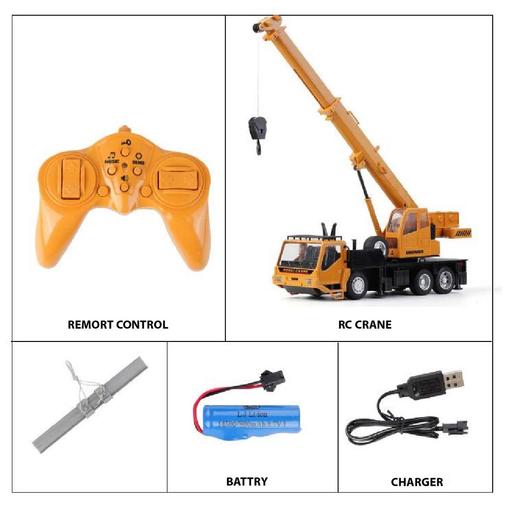 mainan rc mobil / rc crane / truk crane mainan /mobil crane/construction truck diecast mainan mobil truk