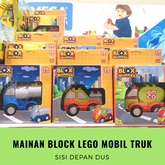 Mainan Brick Block Lego Anak - Mobil Truk Konstruksi / Truck Konstruksi