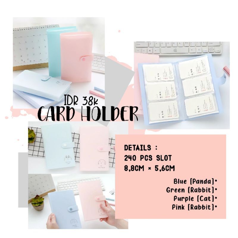 

[PRE ORDER] CARD HOLDER / BINDER PHOTOCARDS