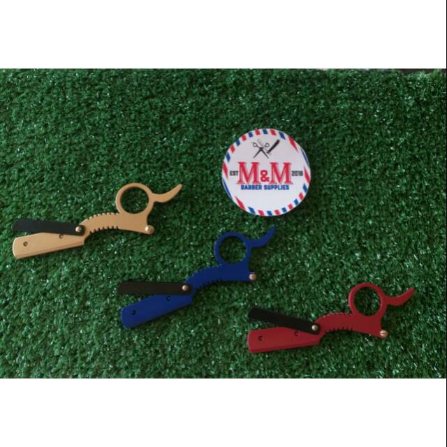 Razor vintage / razor barberman / pisau cukur motif / pisau cukur Tukang pangkas