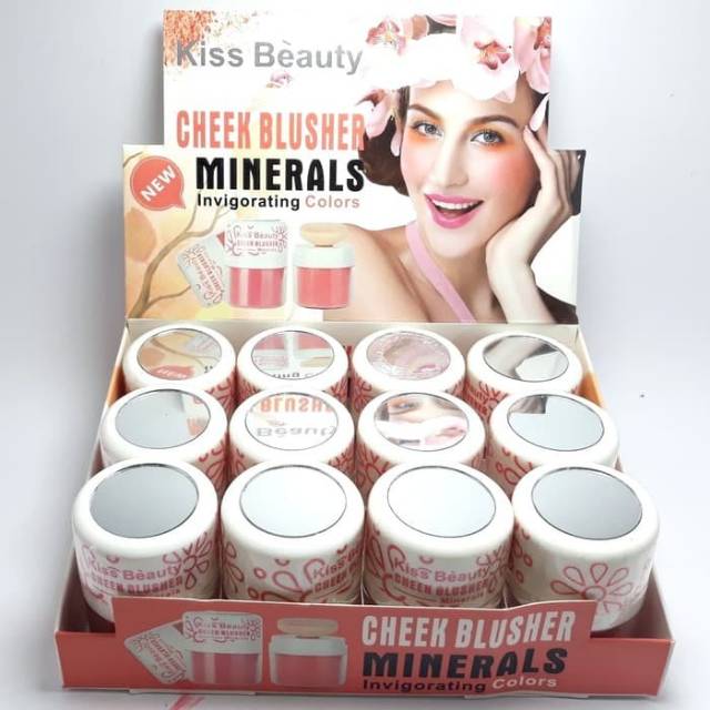 KISS BEAUTY CHEEK BLUSHER MINERALS INVIGORATING COLORS