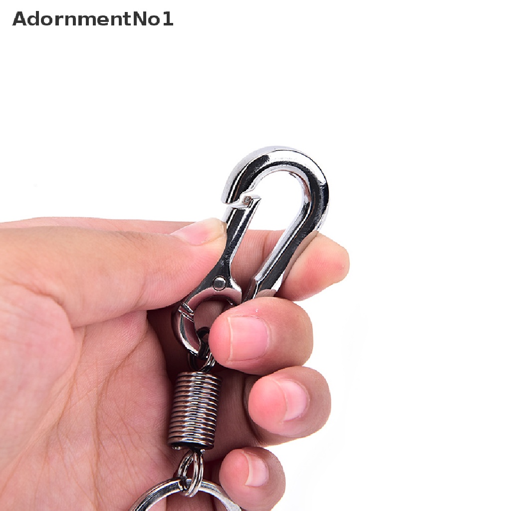 (AdornmentNo1) 1pc Gantungan Kunci carabiner Bentuk Labu Bahan Stainless steel anti Hilang