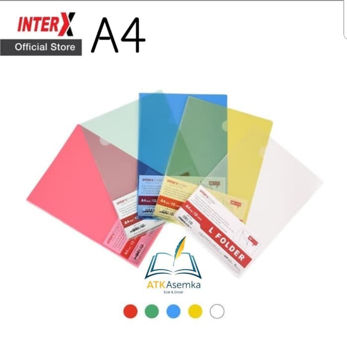 

Map L Clear Sleeve A4 Putih Bening File Folder Plastik Mika Transparan - Putih Atk