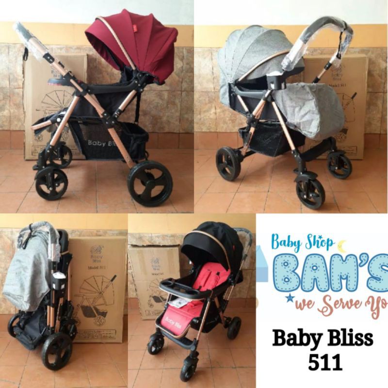 [TERMURAH CARGO JTR] Stroller Wonfuss 511 Baby Bliss 898 S Pliko Stream R Nevada 395 R Creative Most Space Baby SB 6211 6066-1 320 KADO Bayi Anak MURAH-2