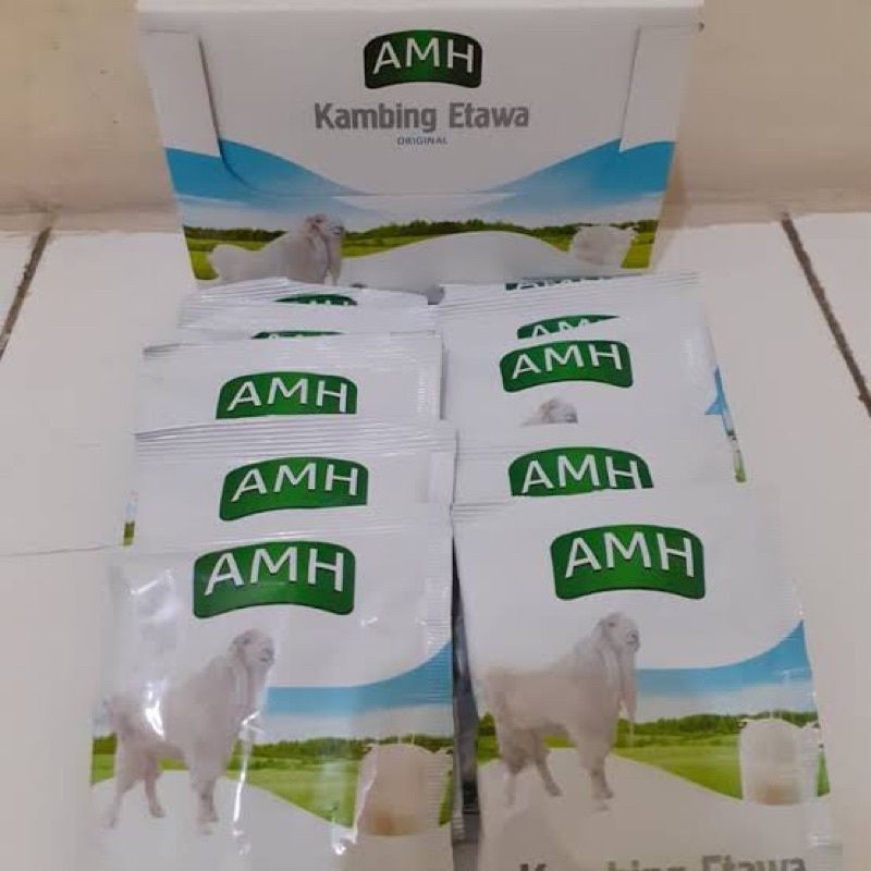 

Susu AMH Kambing Etawa Original 24 gram isi 10 sachet