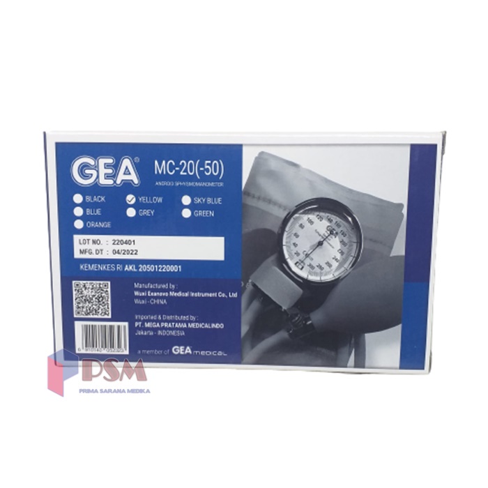 Original Tensimeter Aneroid Clock 200 Onemed / Sphygmanometer Tensi Jarum Manual Alat ukur Tekanan