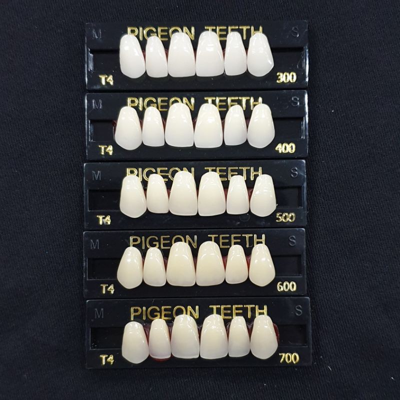 1 strip Gigi Palsu Akrilik ANTERIOR ATAS PIGEON | Acrylic Teeth