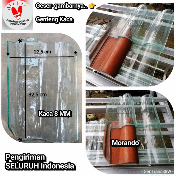 

(BISA COD) Genteng Kaca Transparan 88.W untuk MORANDO 8mm BERMUTU Kode 79