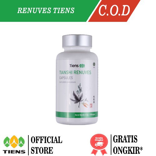 Tiens Tianshi Renuves Capsules Isi 150 Kapsul 100 Original Antioksidan
