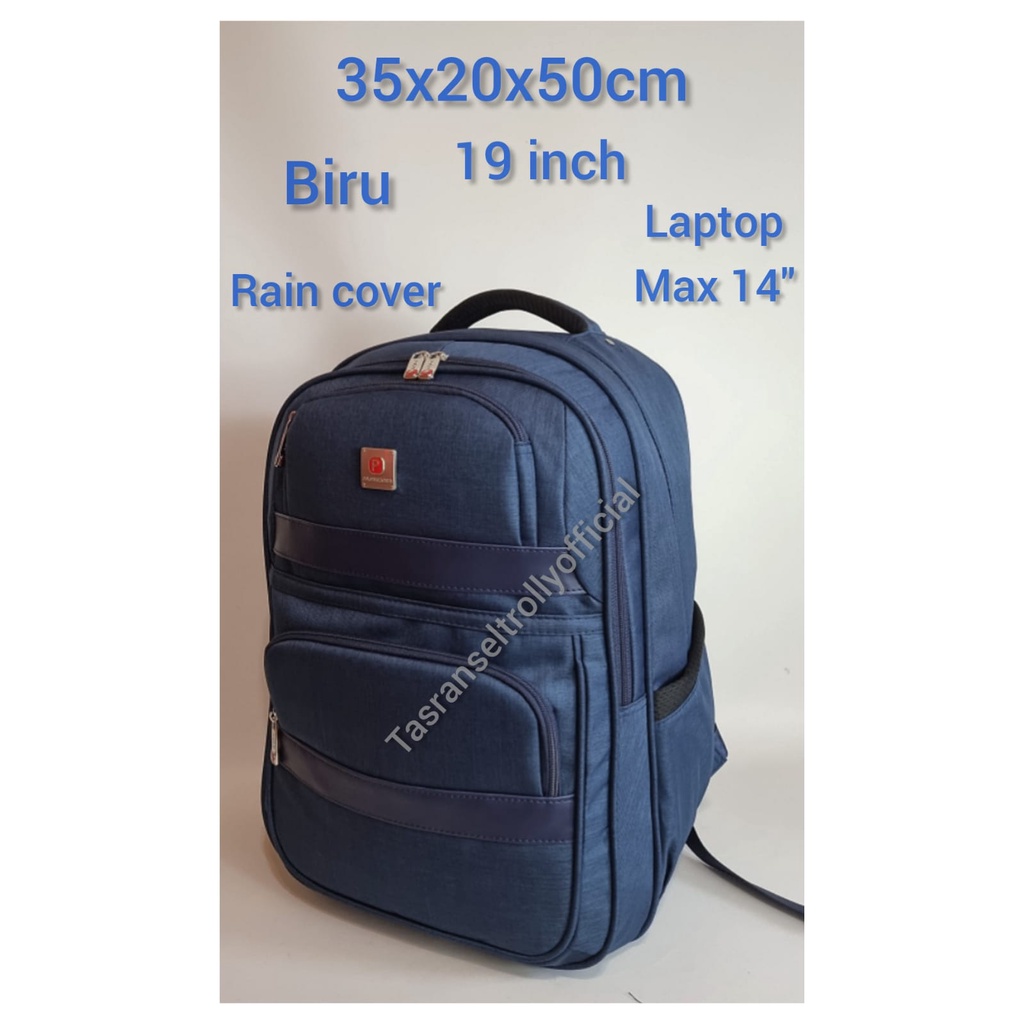 Tas Ransel Laptop Polo Interclub 19&quot; ukuran besar 100%original.