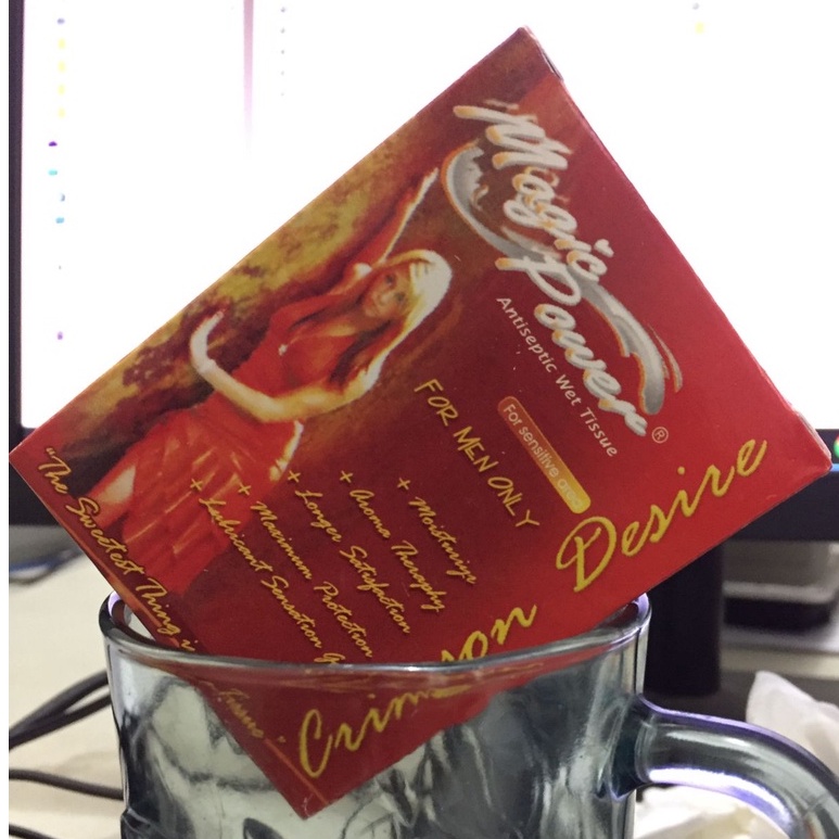 Tisu megic power megic merah asli original