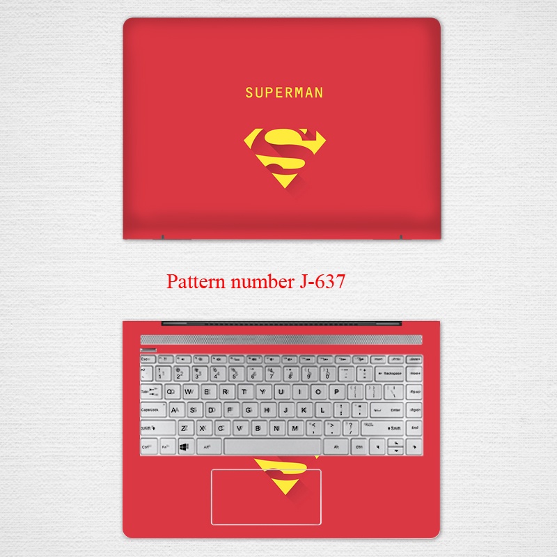 2 Pcs Stiker Pelindung Laptop UNIVERSAL Motif Marvel Ukuran 12 13 14 15.6 Inch Untuk ASUS GA502VivoBook14F TP470E M513 X513