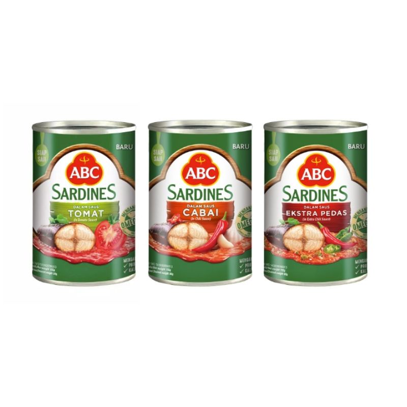 

ABC Sardines Ikan Sarden ABC 155 gr